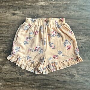 Charlotte Russe Floral Ruffle Shorts | S